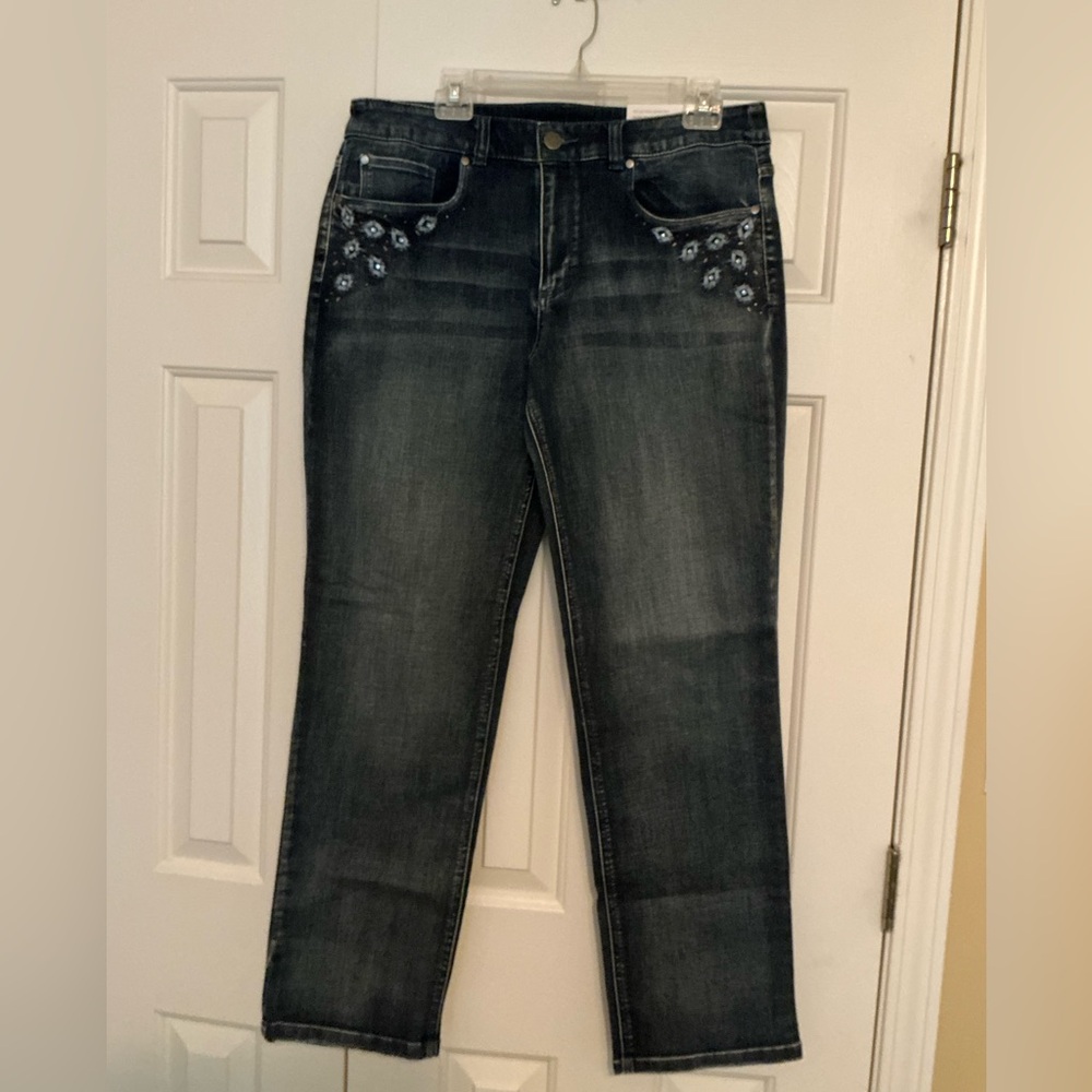 Christopher & Banks NWT Modern Fit Dark Blue Jeans - Size 14